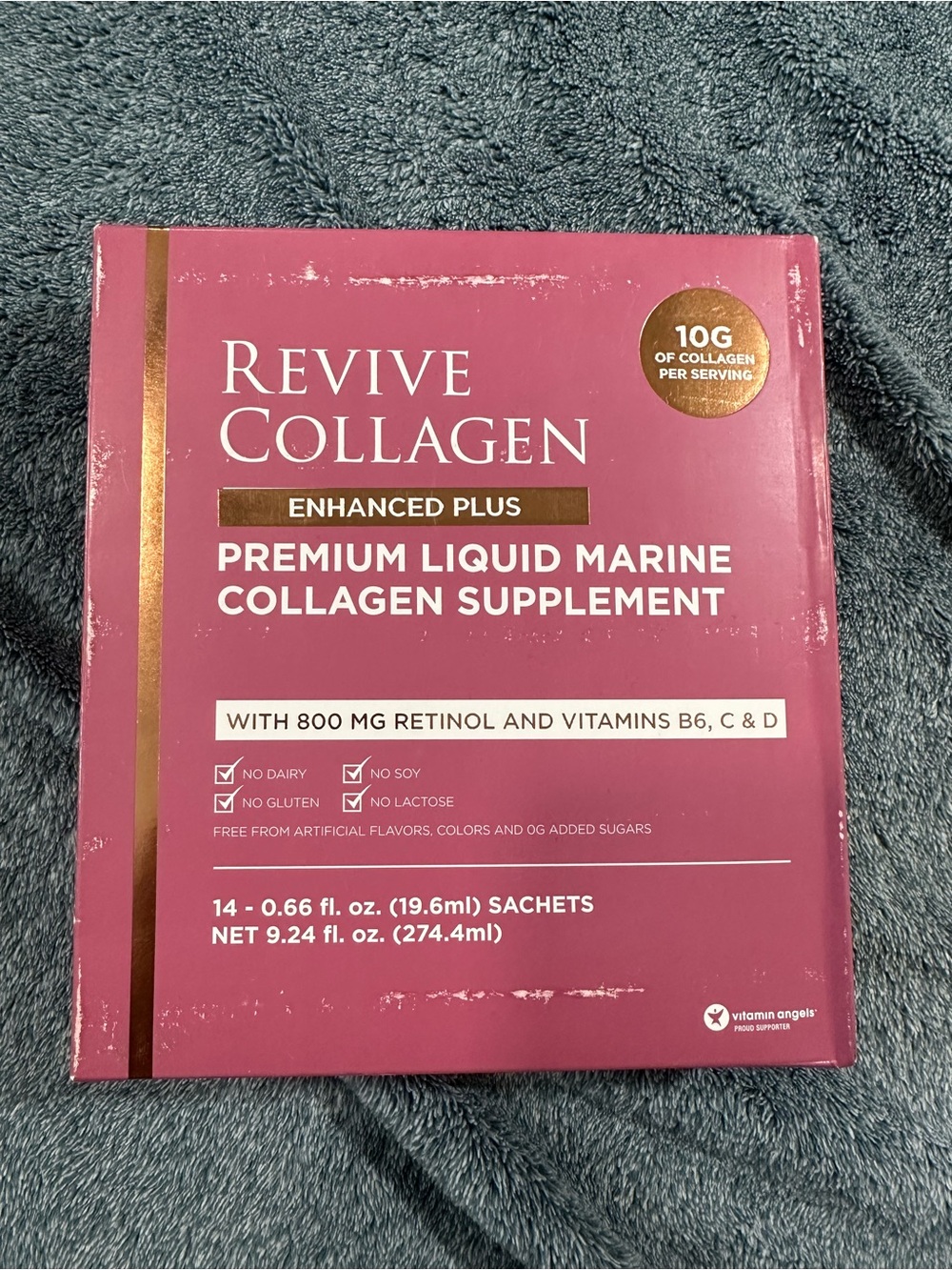 Premium Liquid Marine Collagen Supplement — Pink